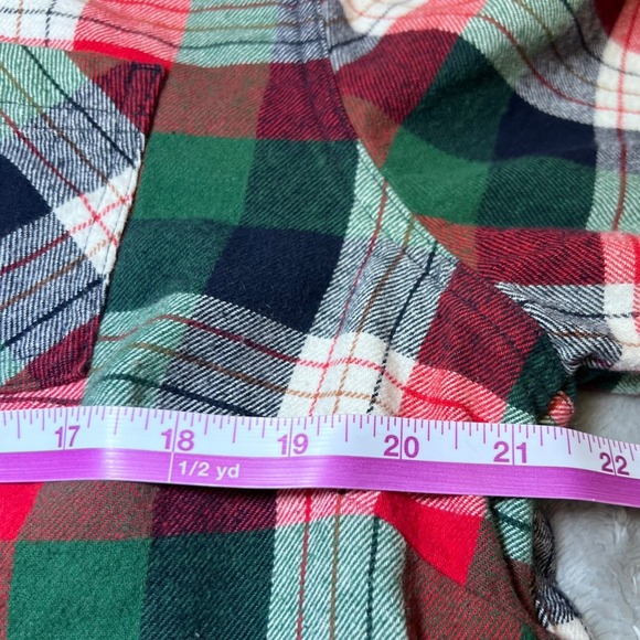 Legendary Whitetails Flannel Shirt Mens XXL Red Green Plaid Work Outdoors Hiking - Picture 10 of 12